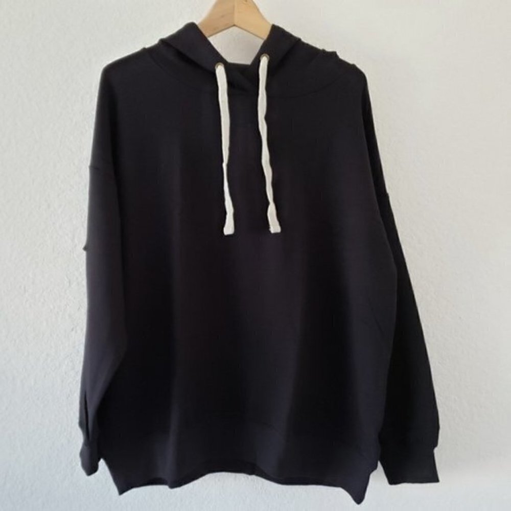 NWT  - Super Soft Black David Bitton Buffalo Hoodie - Size XL